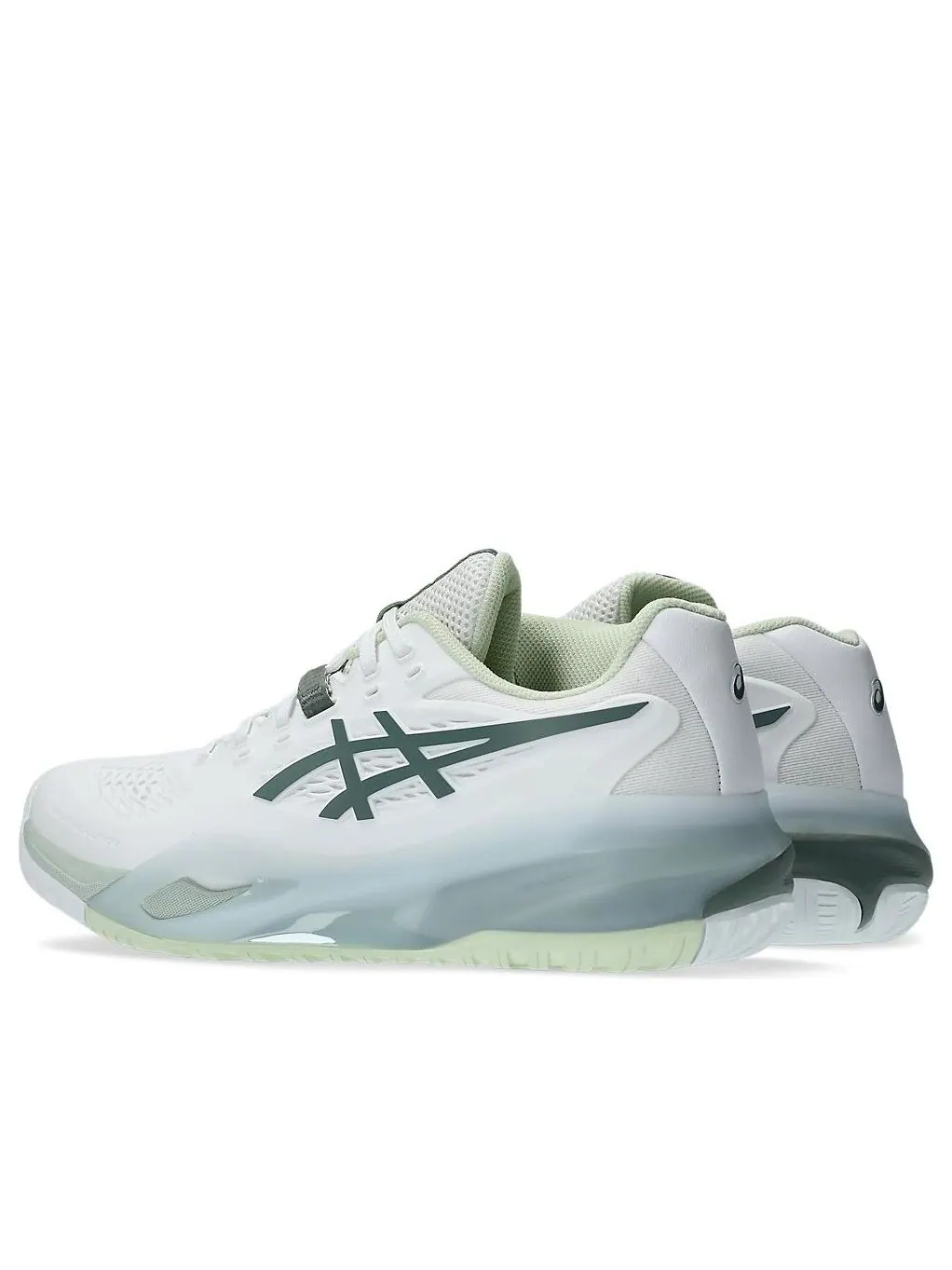 (WMNS) Asics Gel-Resolution X Wide Tennis 'White Monument Blue' — изображение 4 из 7, белый/синий