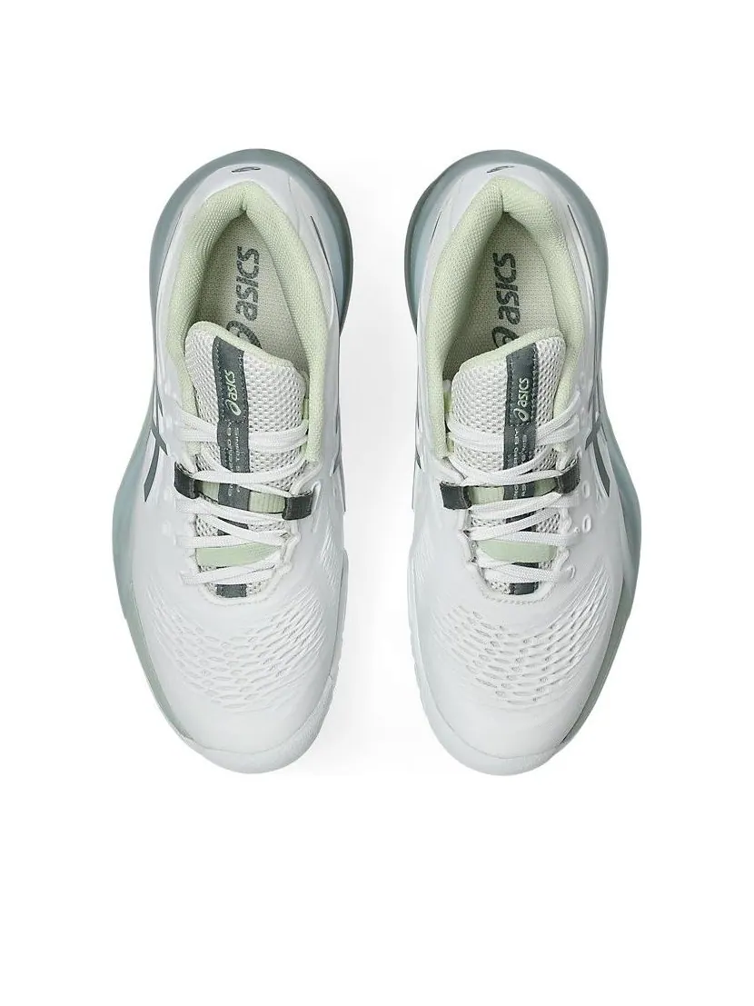 (WMNS) Asics Gel-Resolution X Wide Tennis 'White Monument Blue' — изображение 6 из 7, белый/синий