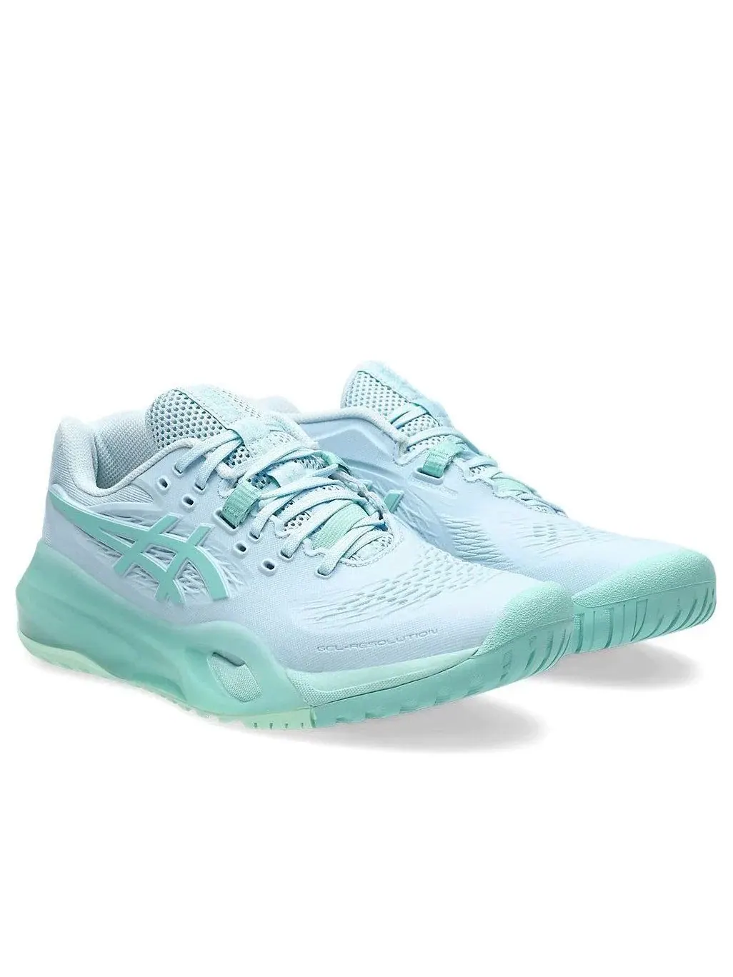 Женские теннисные кроссовки с шнуровкой Gel-Resolution X ASICS — изображение 2 из 7, синий