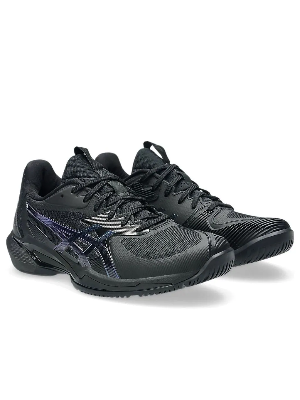 Кроссовки (WMNS) ASICS Solution Speed FF 3 Night Energy 'Black Prism Blue' — изображение 3 из 7, черный