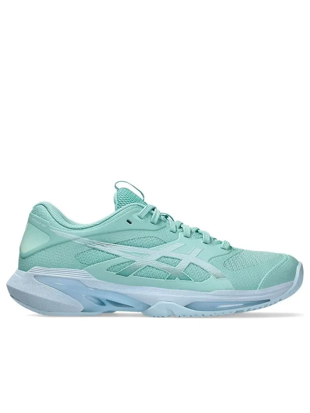 Женские теннисные кроссовки с шнуровкой Solution Speed FF 4 ASICS — изображение 7 из 7, бирюзовый