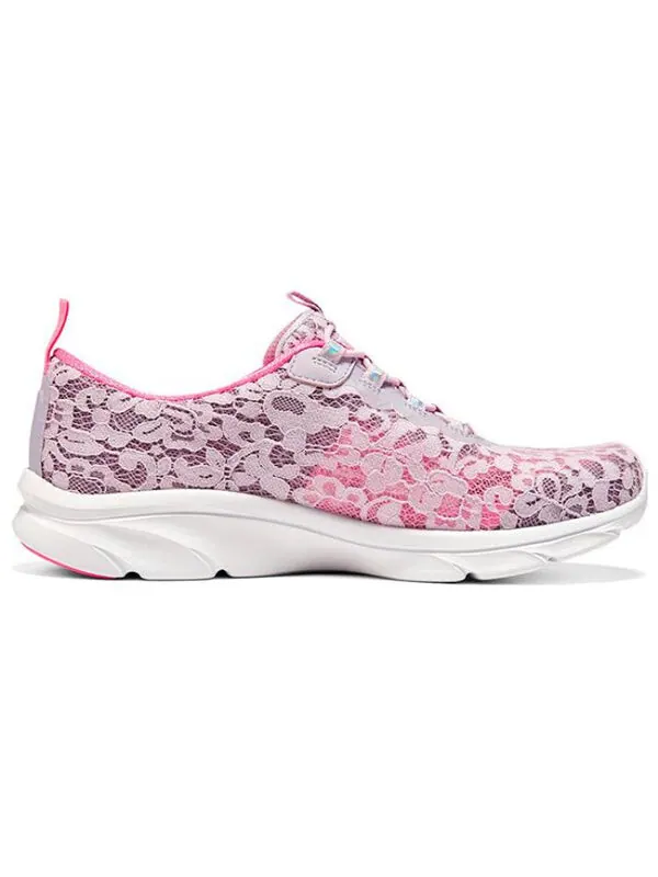Кроссовки dlux comfort shoes 'pink' Skechers — изображение 2 из 4, розовый/фиолетовый