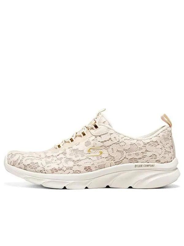 Кроссовки dlux comfort shoes 'pink white' Skechers — изображение 1 из 4, розовый/белый