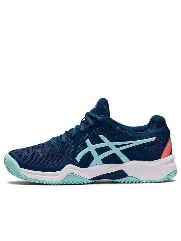 Кроссовки gel resolution 8 'light indigo clear blue' Asics — изображение 1 из 4, синий