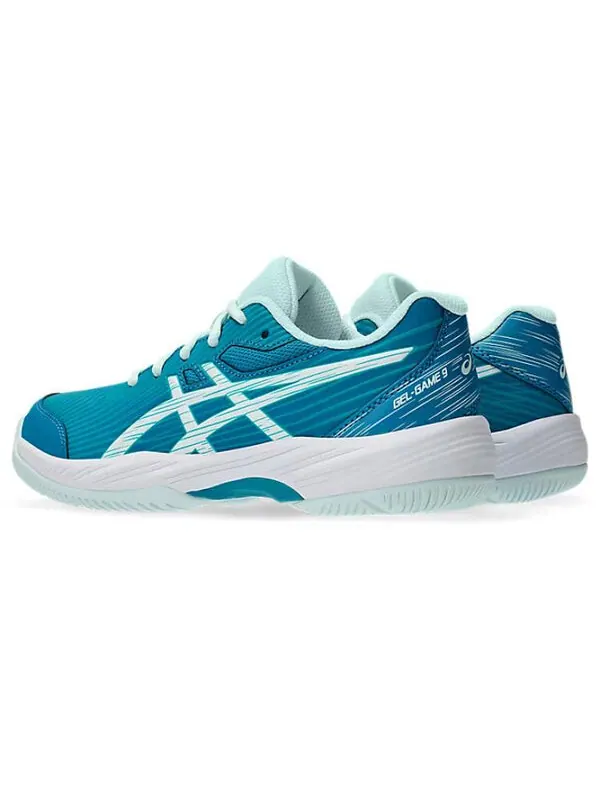 Кроссовки gel-game 9 'teal blue white' Asics — изображение 3 из 4, синий/белый