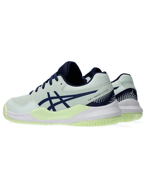 Кроссовки gel-resolution 9 'pale mint blue expanse' Asics — изображение 3 из 4, бледный/синий