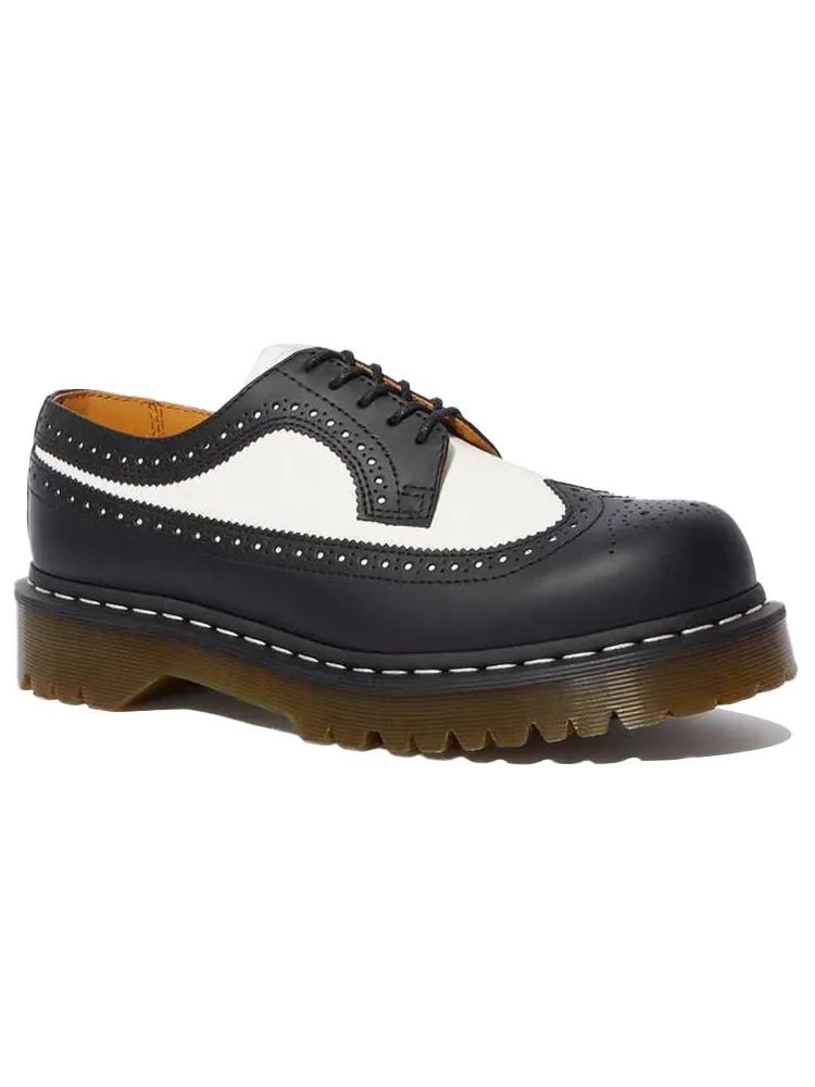 Ботинки Dr. Martens 3989 Bex из гладкой кожи — изображение 2 из 4, черный/белый