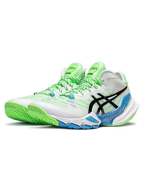 Кроссовки metaris волейбольные кроссовки Asics — изображение 2 из 4, белый/зеленый/синий