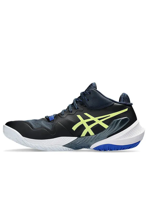 Кроссовки метаризовать Asics — изображение 1 из 4, синий/желтый