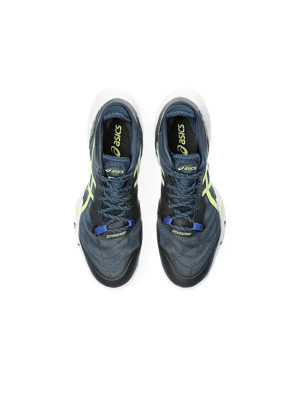 Кроссовки метаризовать Asics — изображение 4 из 4, синий/желтый