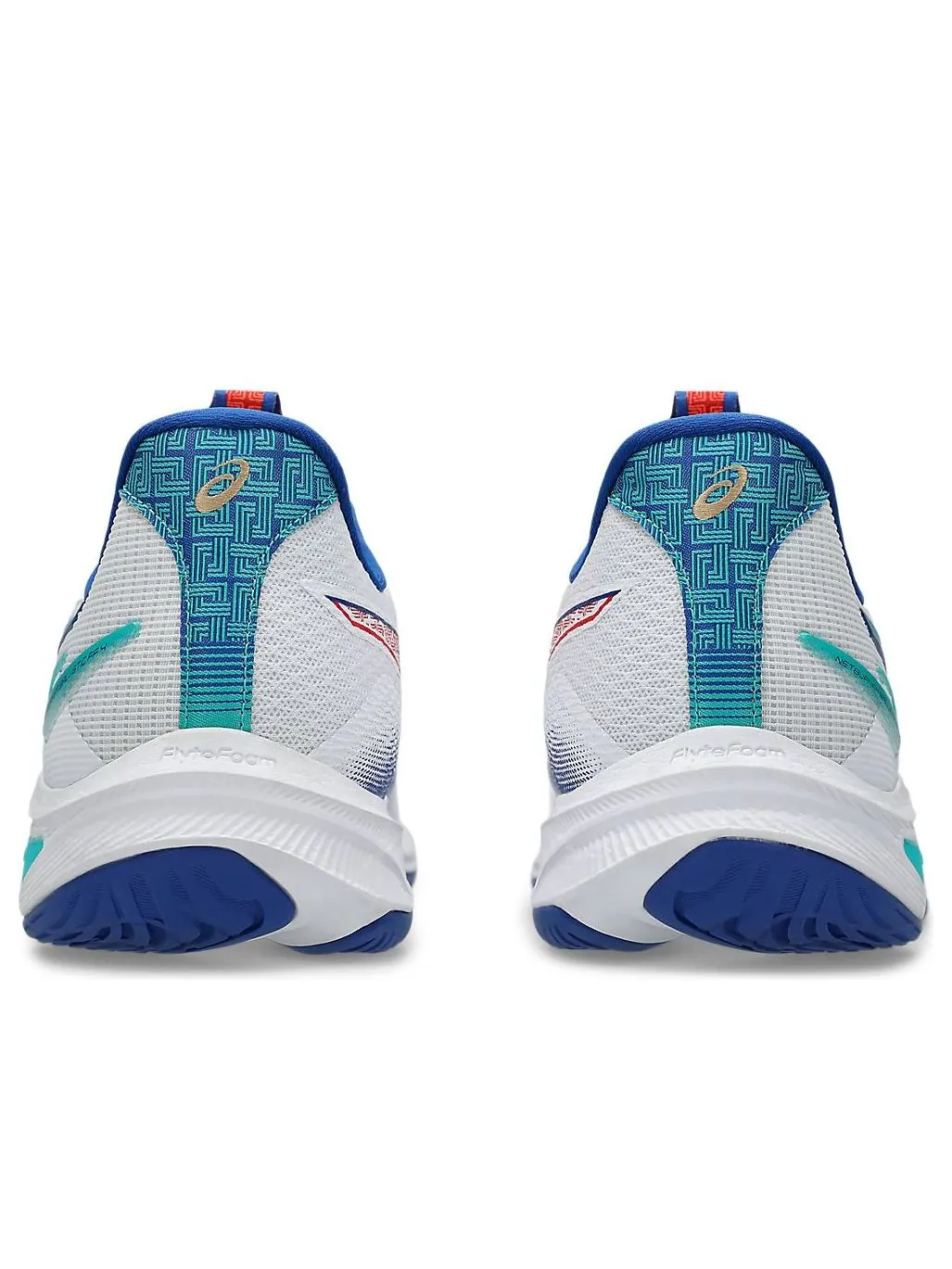 Кроссовки ASICS Netburner Ballistic FF 4 'White Blue' — изображение 5 из 6, белый