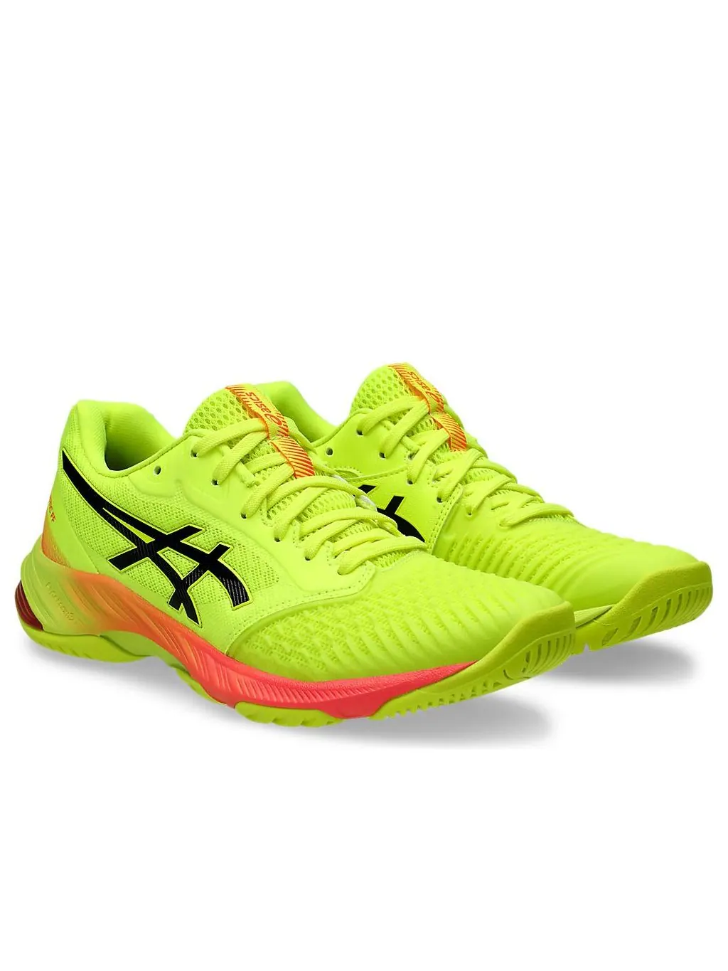 (WMNS) Asics Netburner Ballistic FF 3 'Paris Safety Yellow Black' — изображение 3 из 6, желтый/черный