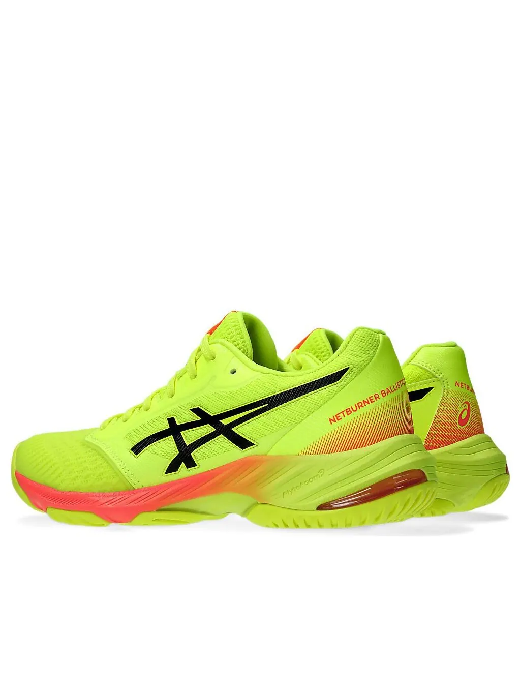 (WMNS) Asics Netburner Ballistic FF 3 'Paris Safety Yellow Black' — изображение 4 из 6, желтый/черный