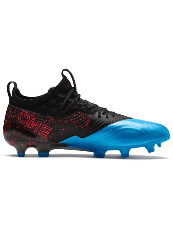 Кроссовки one 19.1 fg ag 'blue red blast' Puma — изображение 2 из 4, синий