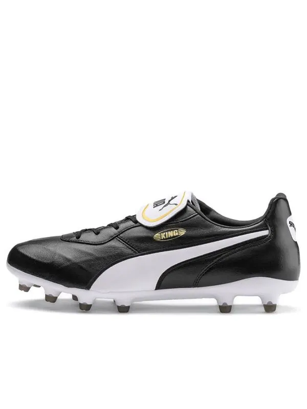 Кроссовки king top fg 'black' Puma — изображение 1 из 4, черный/белый