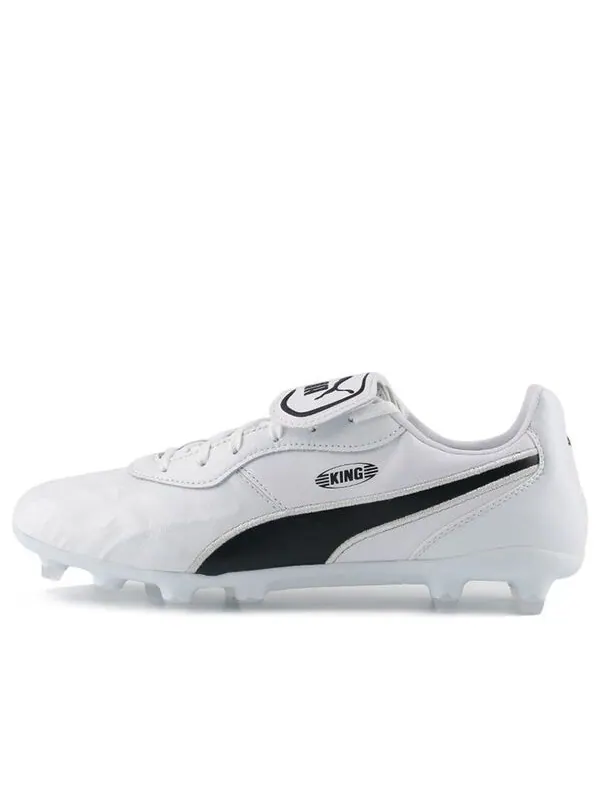 Кроссовки king top fg 'white' Puma — изображение 1 из 4, белый/черный