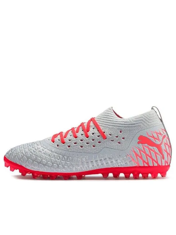 Кроссовки future 4.2 netfit mg 'grey red' Puma — изображение 1 из 4, серый/красный