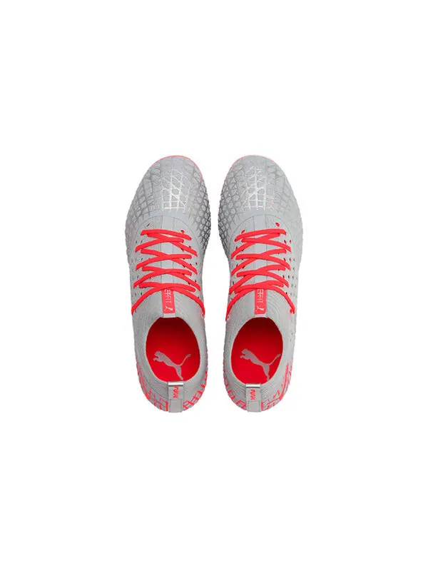 Кроссовки future 4.2 netfit mg 'grey red' Puma — изображение 3 из 4, серый/красный