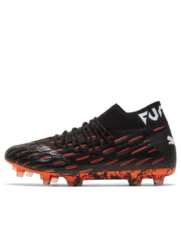 Кроссовки future 6.1 netfit fg ag 'black shocking orange' Puma — изображение 1 из 4, черный