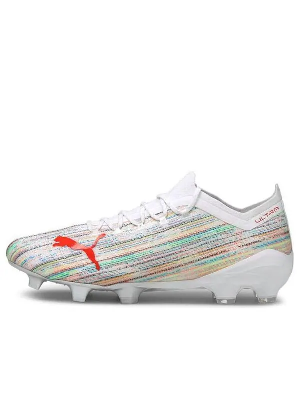 Кроссовки ultra 1.2 fg ag 'white red blast' Puma — изображение 1 из 4, белый/красный