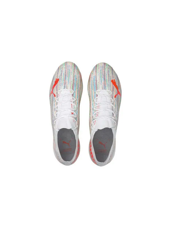 Кроссовки ultra 1.2 fg ag 'white red blast' Puma — изображение 3 из 4, белый/красный