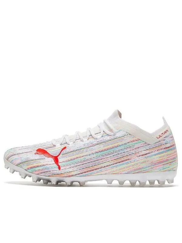 Кроссовки ultra 1.2 mg soccer shoes white/red Puma — изображение 1 из 4, белый