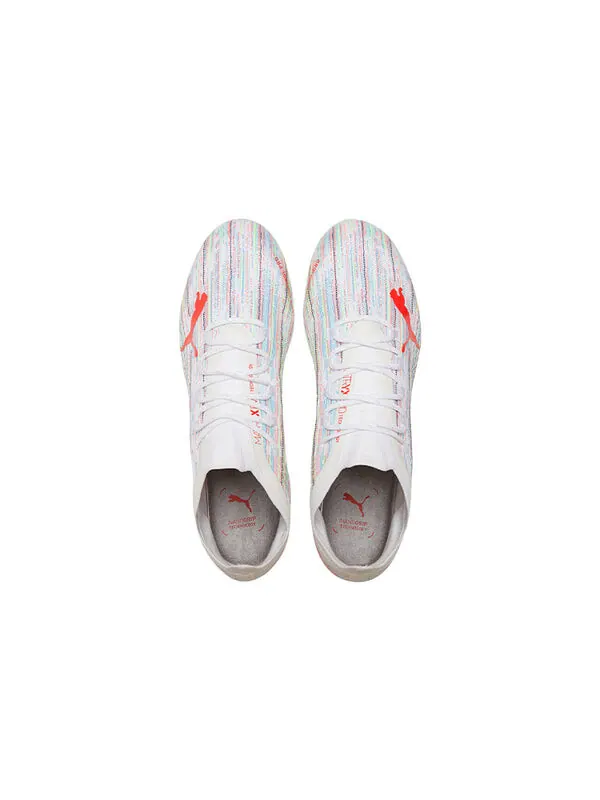 Кроссовки ultra 1.2 mg soccer shoes white/red Puma — изображение 4 из 4, белый