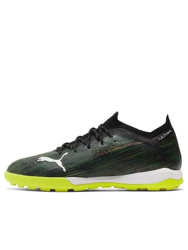 Кроссовки ultra 1.2 pro cage 'black white yellow' Puma — изображение 1 из 4, черный/белый/желтый