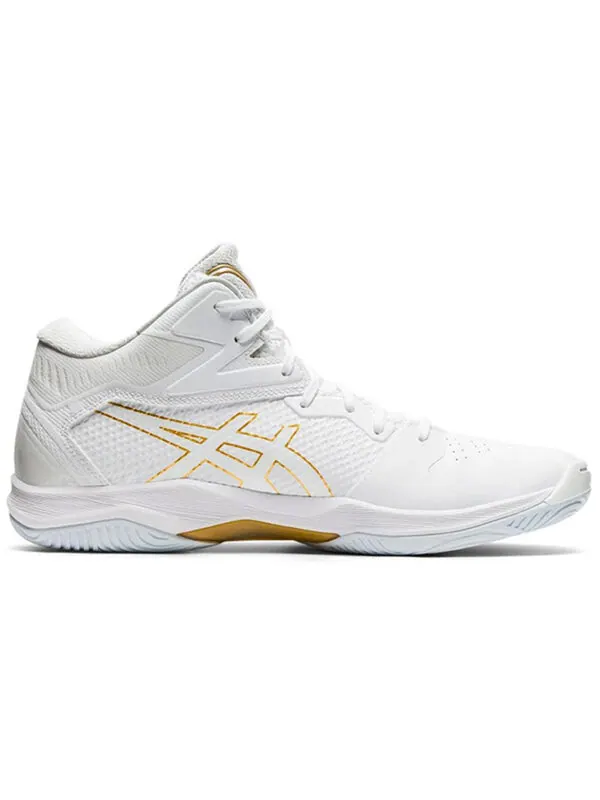 Кроссовки gelhoop v12 Asics — изображение 2 из 4, белый/золотистый