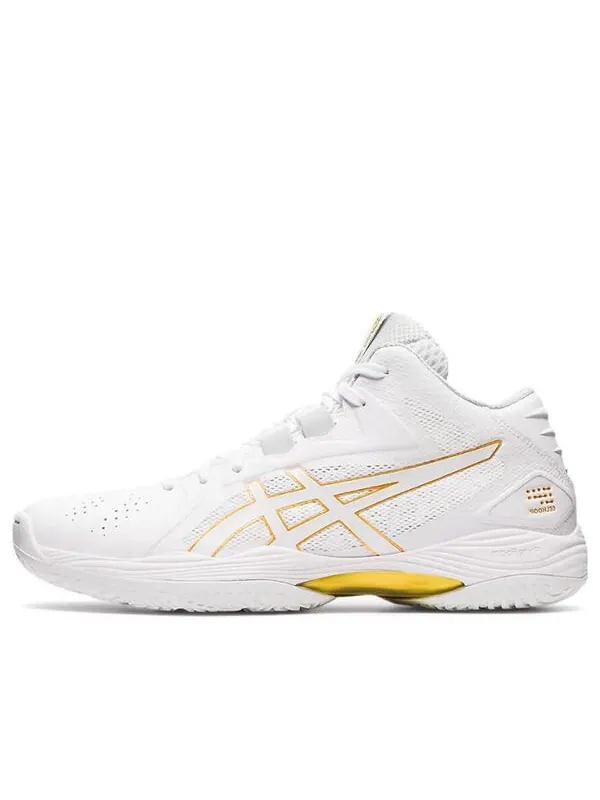 Кроссовки gelhoop v13 Asics — изображение 1 из 4, белый/золотистый