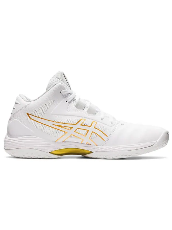 Кроссовки gelhoop v13 Asics — изображение 2 из 4, белый/золотистый
