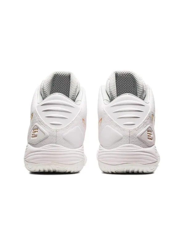 Кроссовки gelhoop v13 Asics — изображение 4 из 4, белый/золотистый