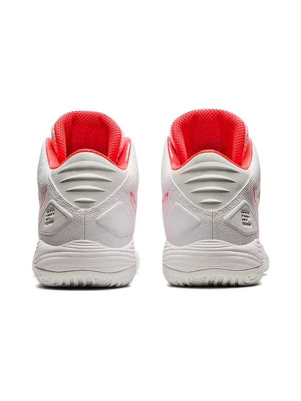 Кроссовки gel hoop v13 красные Asics — изображение 4 из 4, белый/красный