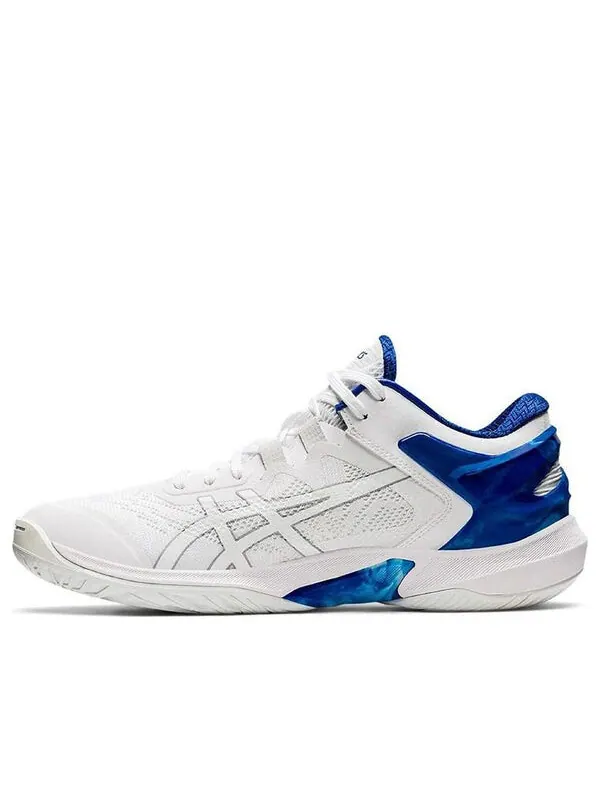 Кроссовки гель взрыв 25 низкий Asics — изображение 1 из 4, белый/синий