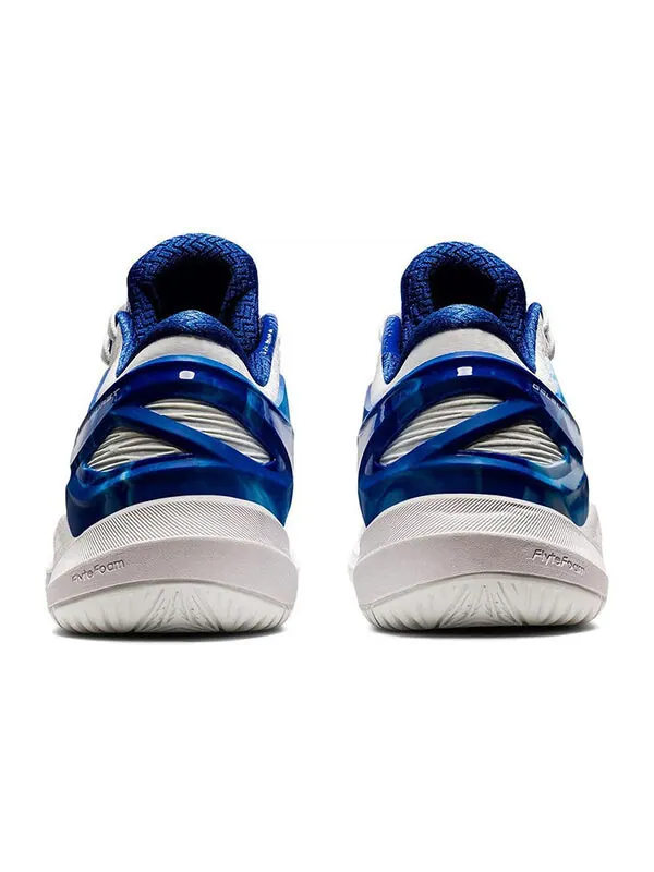 Кроссовки гель взрыв 25 низкий Asics — изображение 3 из 4, белый/синий