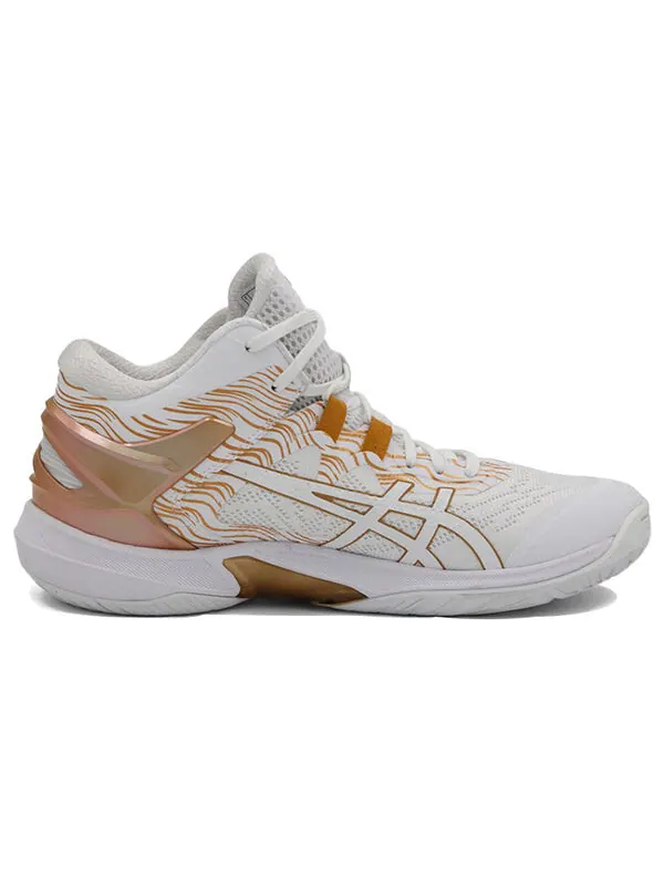 Кроссовки гельбурст 25 Asics — изображение 2 из 4, белый/золотистый