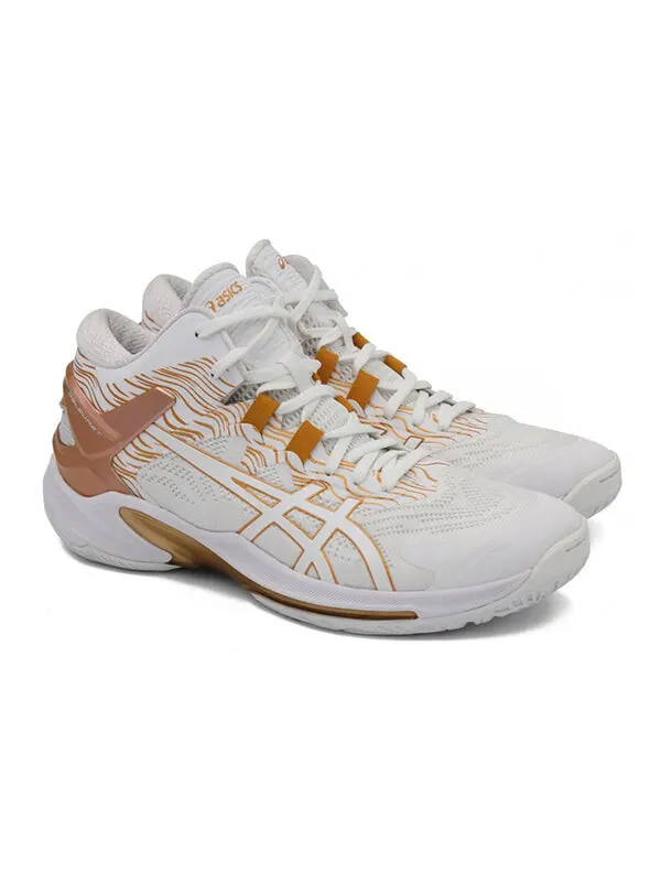 Кроссовки гельбурст 25 Asics — изображение 3 из 4, белый/золотистый