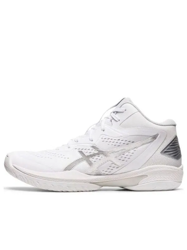 Кроссовки баскетбольные гелевые hoop v15 Asics — изображение 1 из 4, белый/серебристый