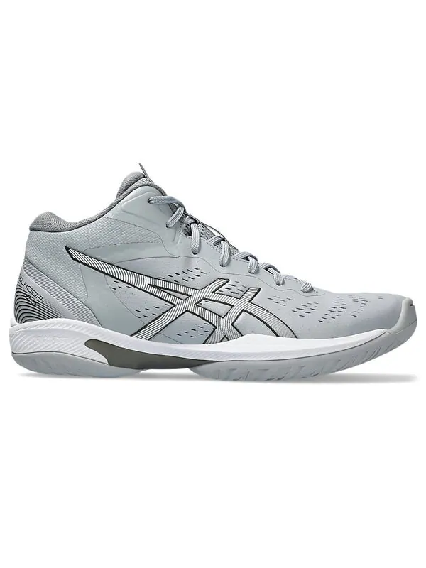 Кроссовки баскетбольные гелевые хооп v16 Asics — изображение 2 из 4, серый/белый