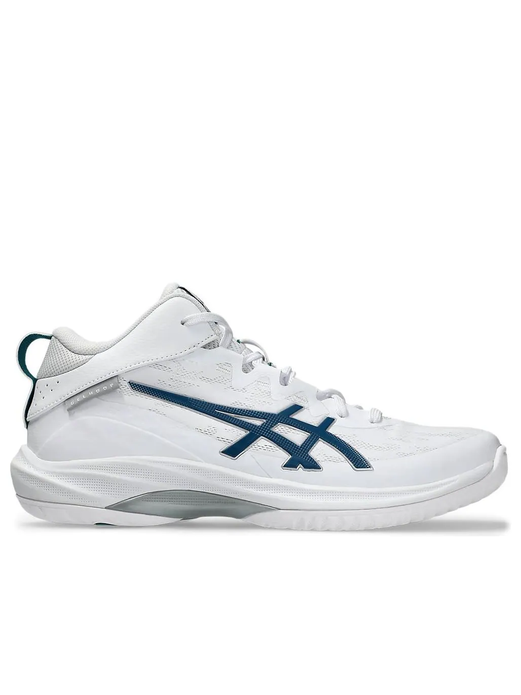 Кроссовки Asics Gelhoop V17 S 'White Mako Blue' — изображение 2 из 7, белый/синий