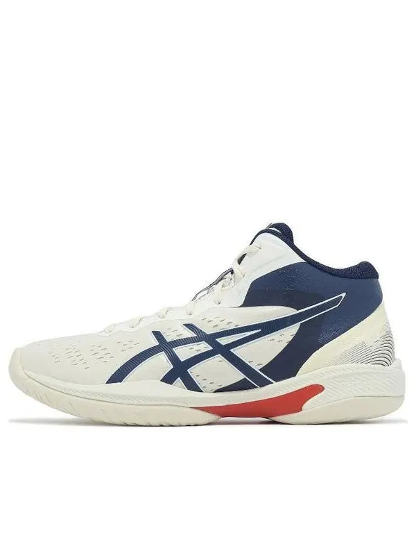 Кроссовки гель обруч v16 s Asics — изображение 1 из 4, кремовый/синий