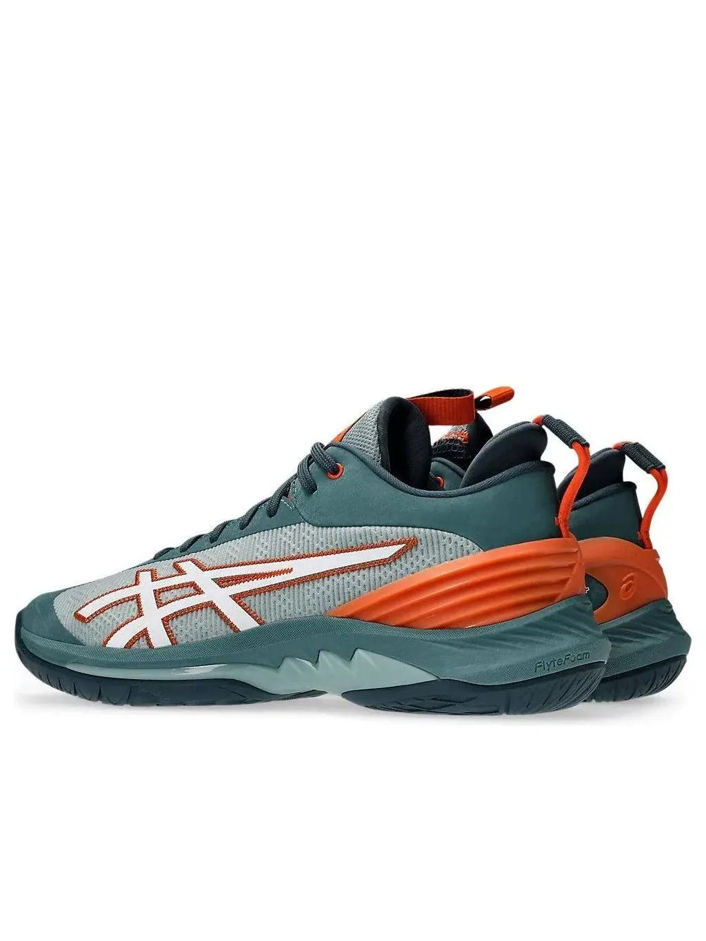 Мужские кроссовки для баскетбола с шнуровкой Gel-Burst ASICS — изображение 4 из 7, бирюзовый