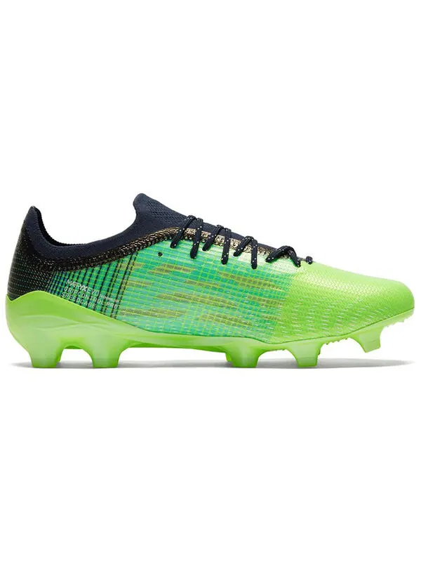 Кроссовки ultra 1.3 fg ag 'green glare' Puma — изображение 2 из 4, зеленый/зеленый/синий