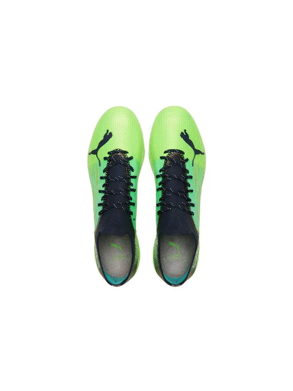 Кроссовки ultra 1.3 fg ag 'green glare' Puma — изображение 4 из 4, зеленый/зеленый/синий