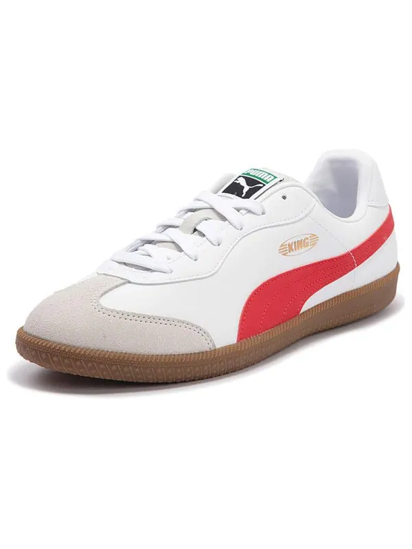 Кроссовки king 21 it football boots 'white red brown' Puma — изображение 3 из 4, белый/красный/коричневый