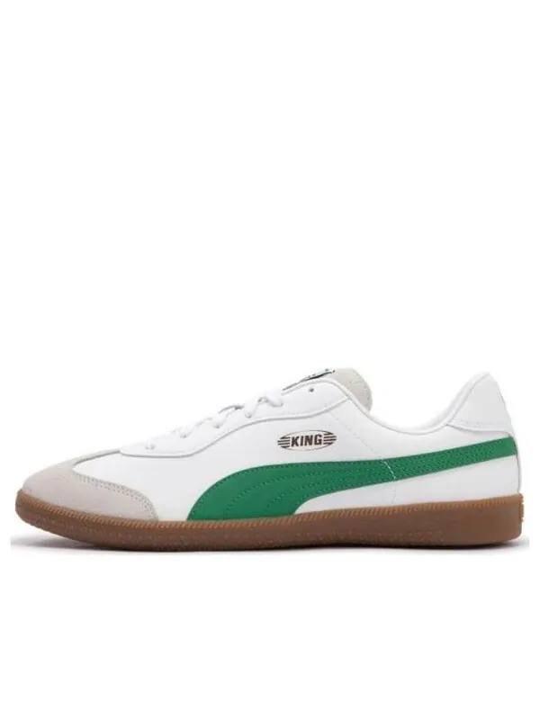 Кроссовки king 21 it football boots 'white green gum' Puma — изображение 1 из 4, белый/зеленый