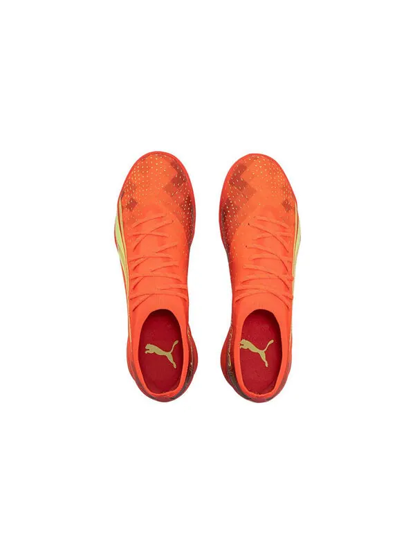 Кроссовки ultra ultimate cage 'fiery coral' Puma — изображение 4 из 4, светлый/черный