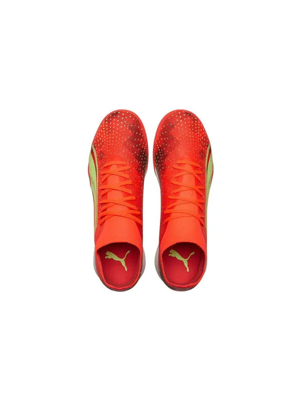 Кроссовки ultra match tt 'orange green' Puma — изображение 4 из 4, оранжевый/зеленый