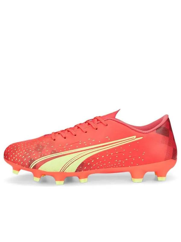 Кроссовки ultra play fg ag 'fiery coral' Puma — изображение 1 из 4, светлый/черный