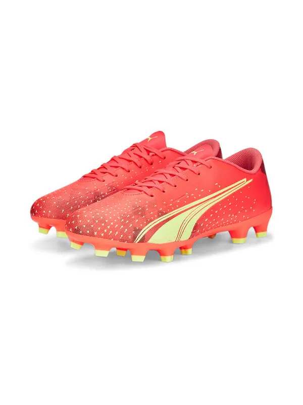 Кроссовки ultra play fg ag 'fiery coral' Puma — изображение 3 из 4, светлый/черный